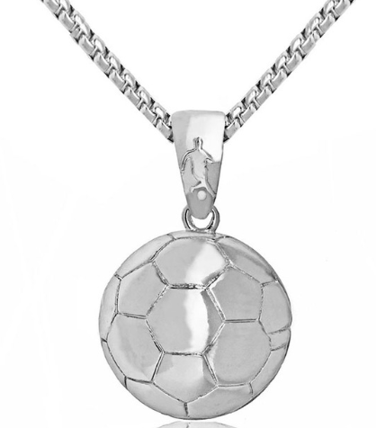 Basketball Pendants European and American Stainless Steel Necklaces