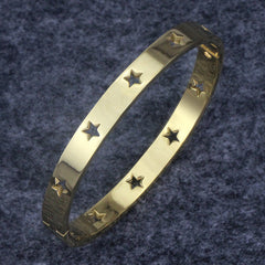 Pentagram cutout bracelet