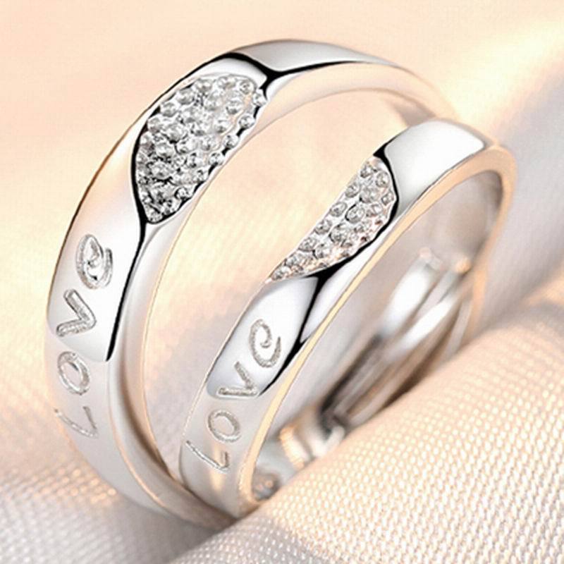 Rings Opening Wedding Simulation Diamond Ring