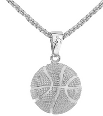 Basketball Pendants European and American Stainless Steel Necklaces