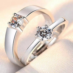 Rings Opening Wedding Simulation Diamond Ring