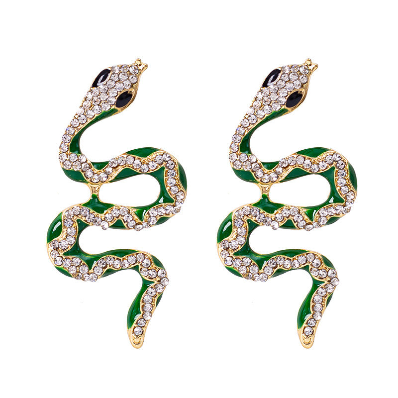 Alloy Diamond Earrings Trendy Female Earrings Earrings