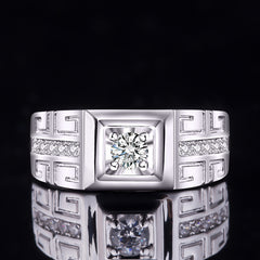 Couple Rings High-grade Diamante Ring