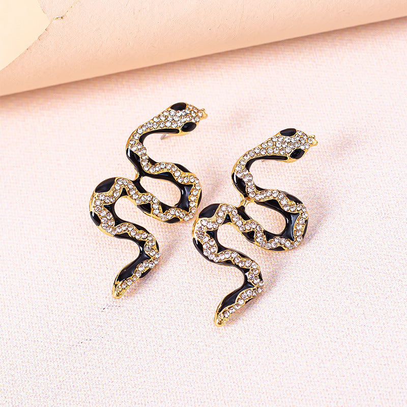 Alloy Diamond Earrings Trendy Female Earrings Earrings