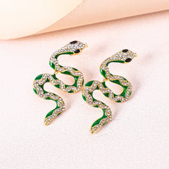 Alloy Diamond Earrings Trendy Female Earrings Earrings