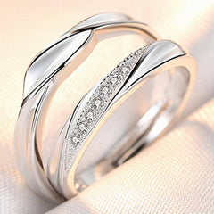 Rings Opening Wedding Simulation Diamond Ring